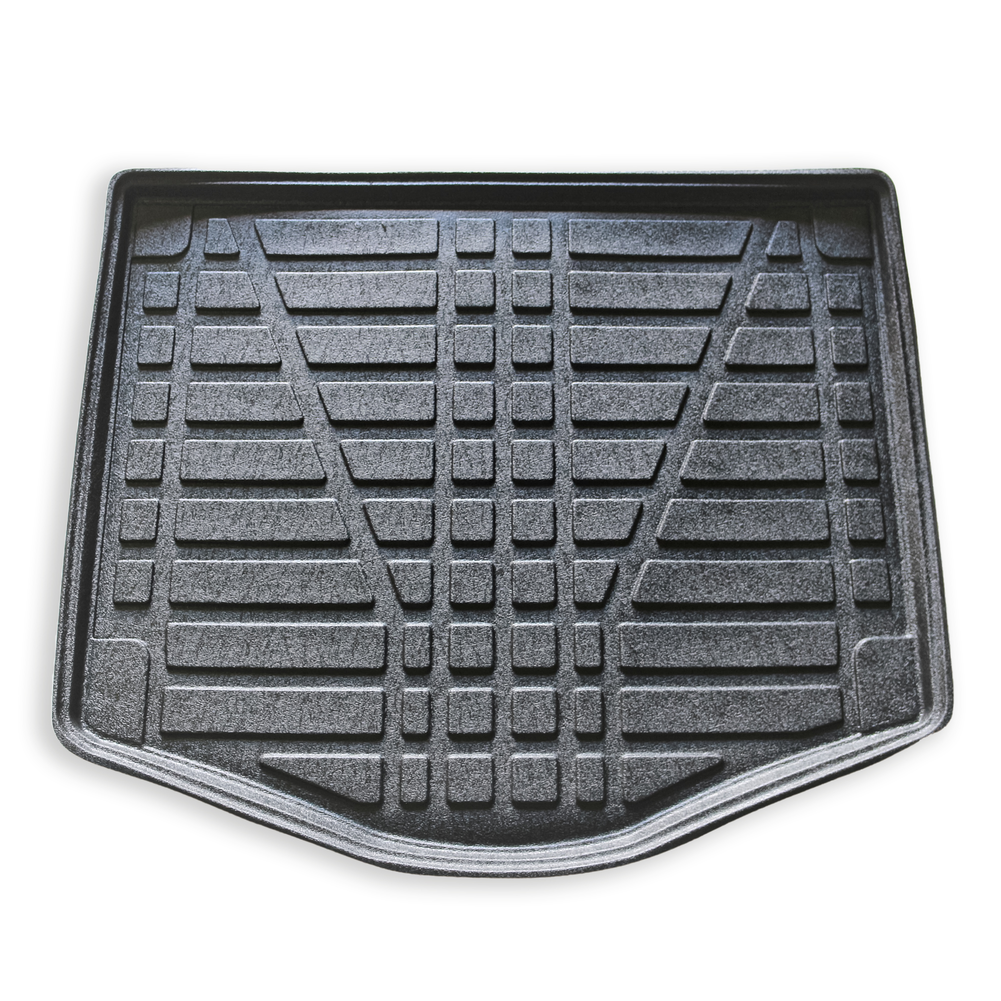 Frontaufnahme einer Kofferraumwanne für Ford C-Max 04-10.