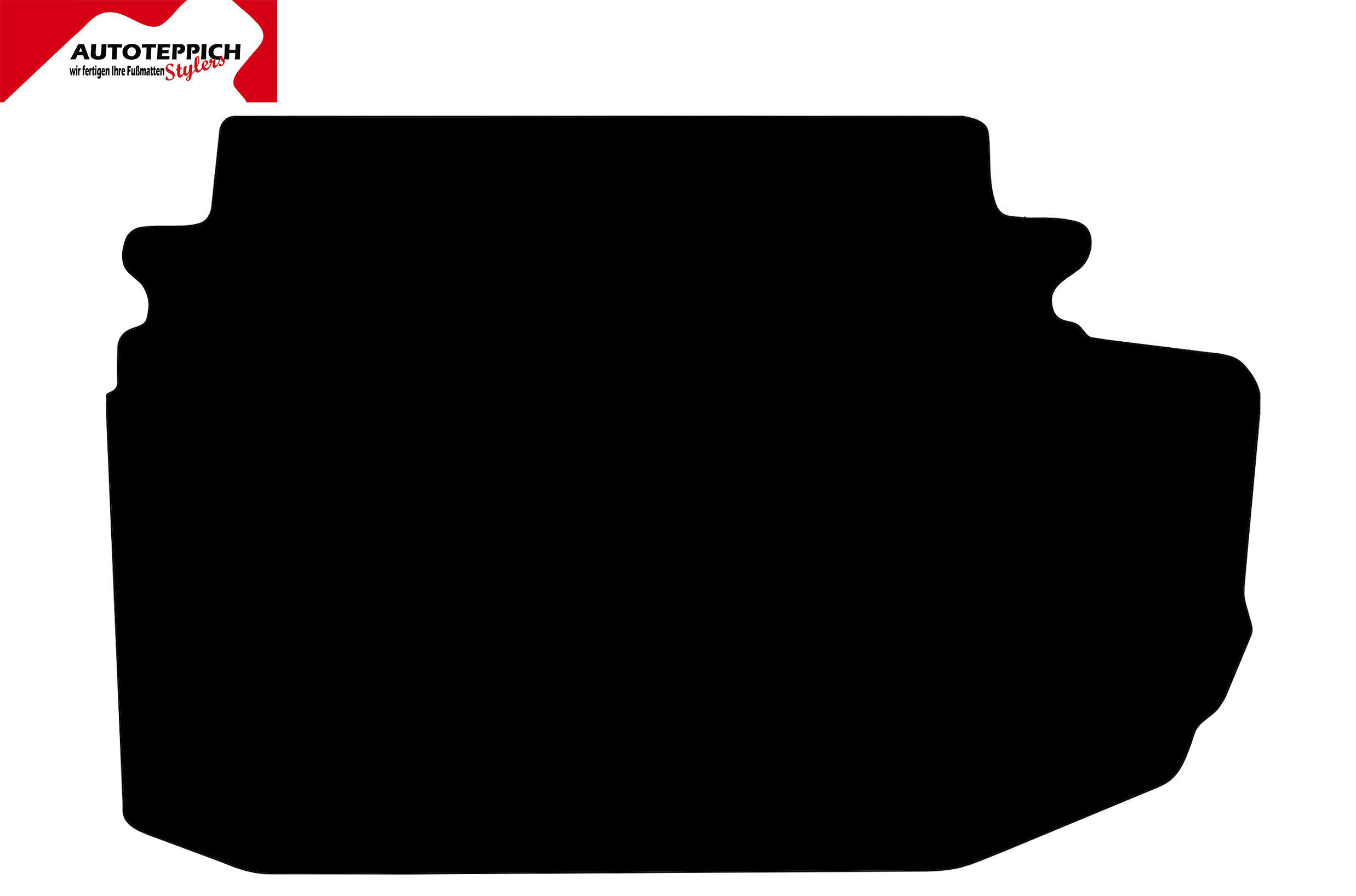 Kofferraumteppich Mercedes Benz W220 ohne Wechsler Eine Kofferraummatte in schwarz für Mercedes Benz W220 ohne CD Wechsler.