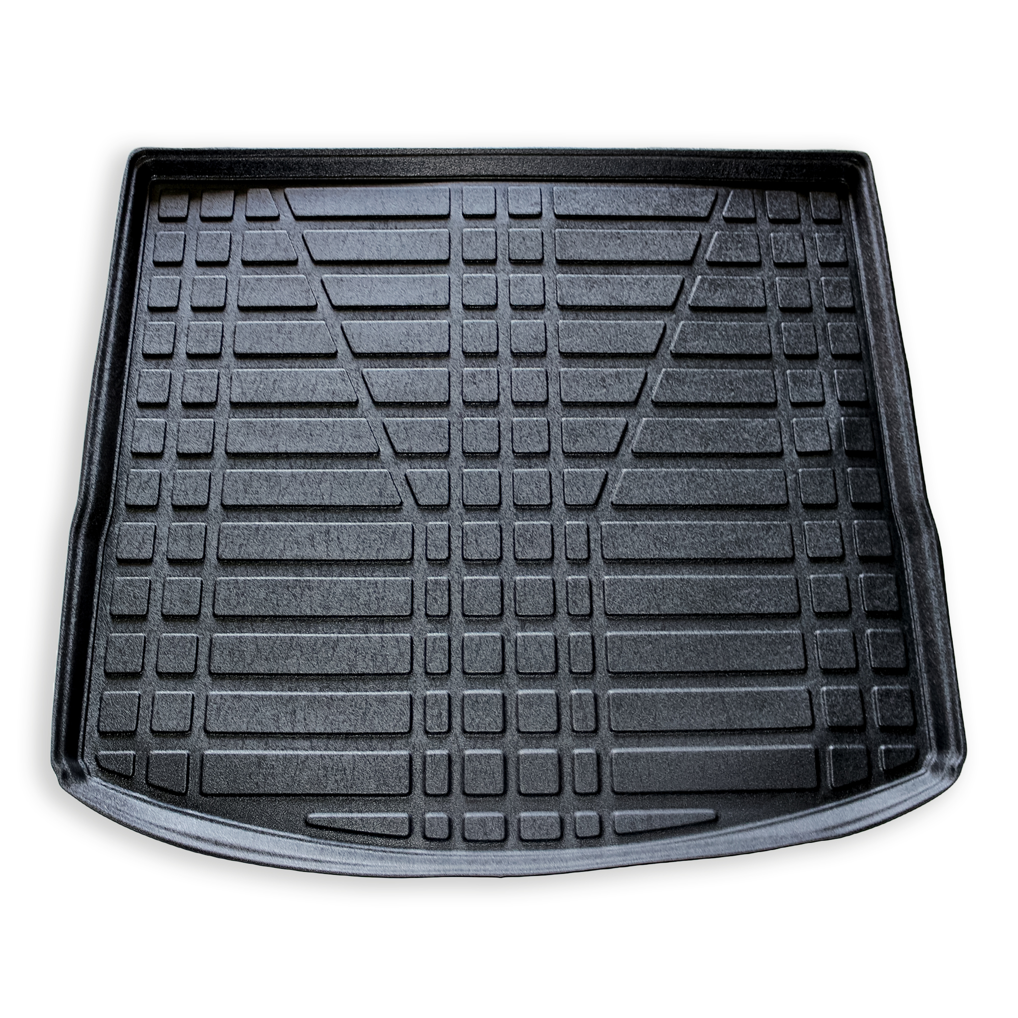 Frontaufnahme einer Kofferraumwanne für Ford Focus 4 STW 15-18.