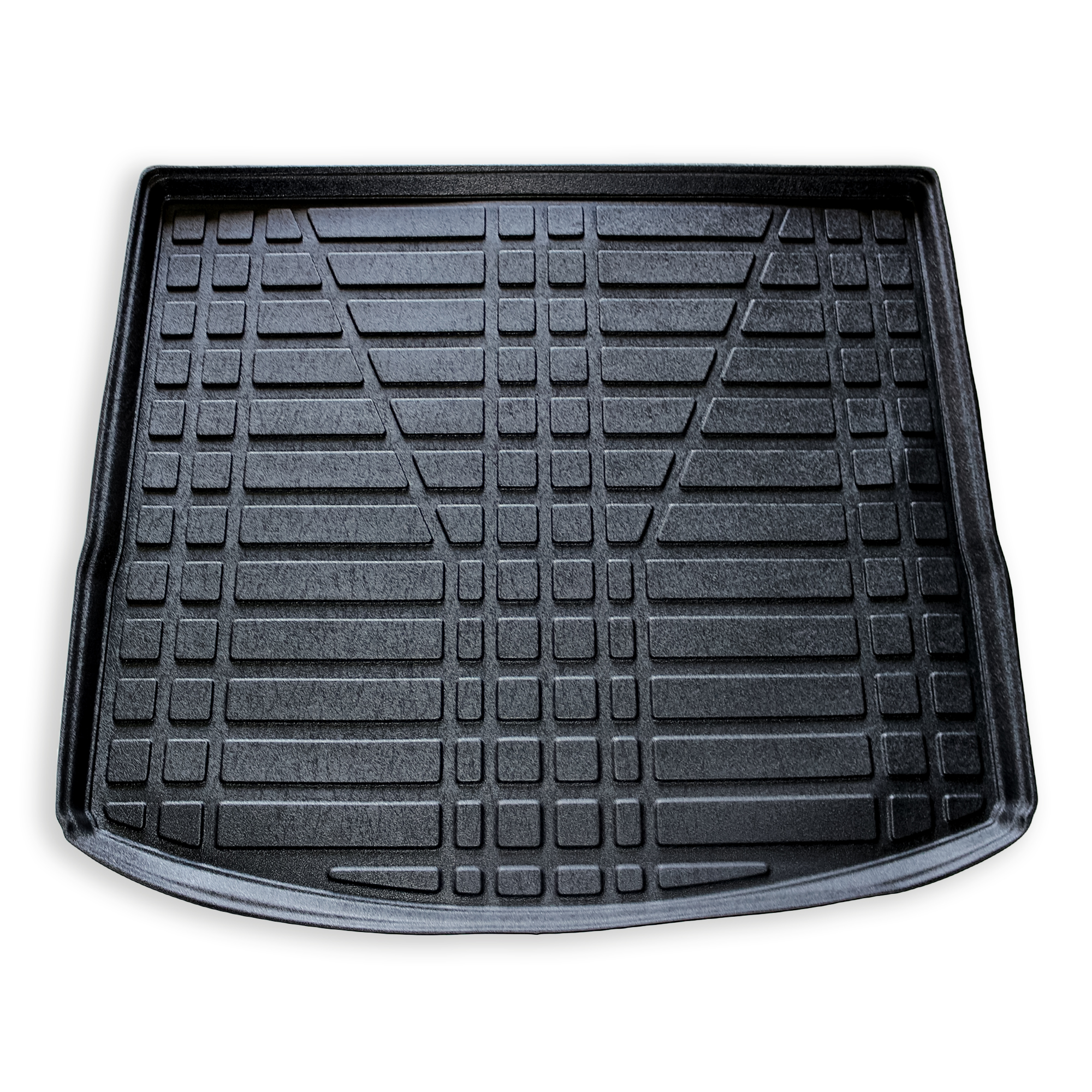 Frontaufnahme einer Kofferraumwanne für Ford Focus 3 STW 11-14.