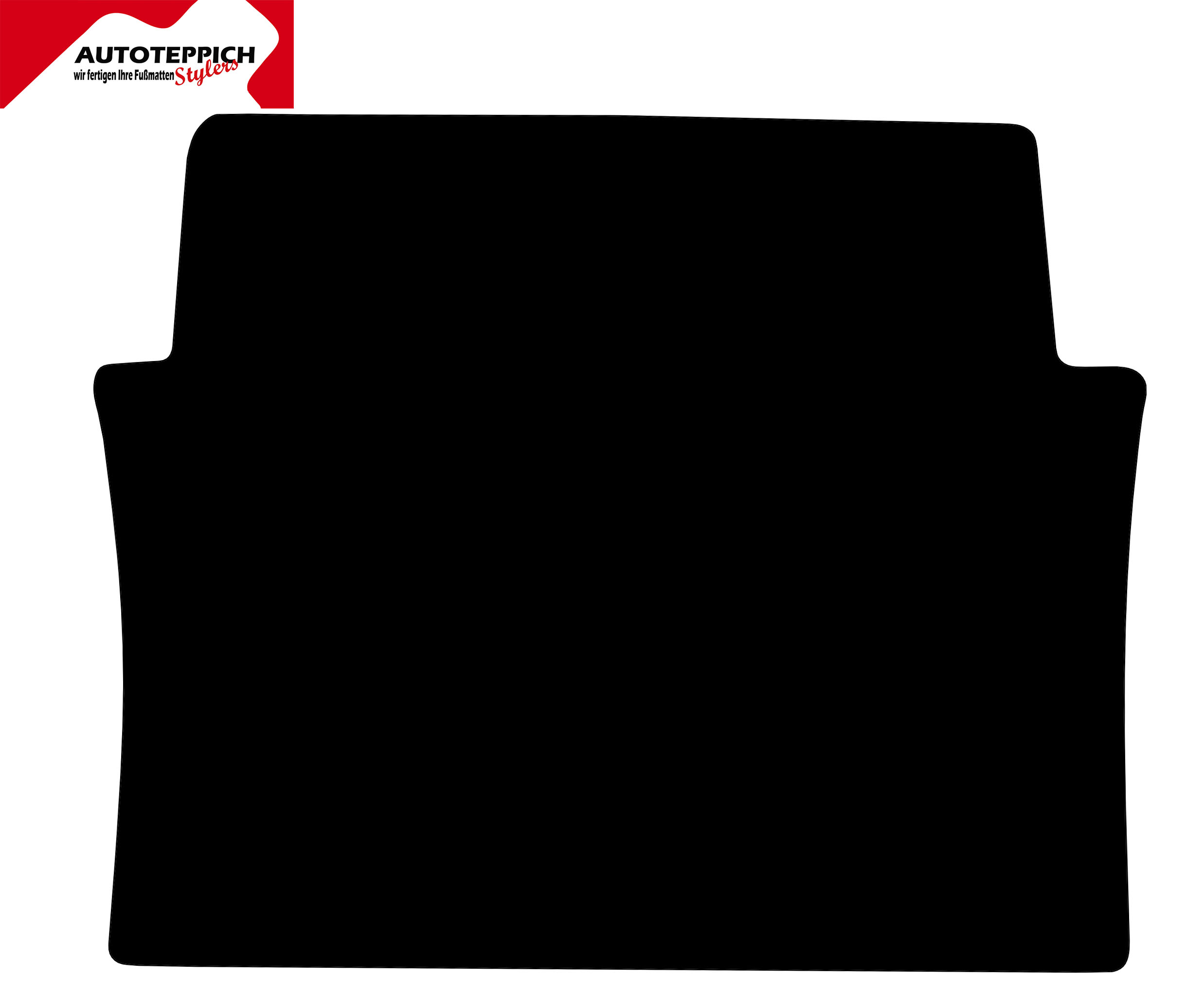 Kofferraumteppich Mercedes Benz W124 Eine Kofferraummatte in schwarz für Mercedes Benz E-Klasse W124.