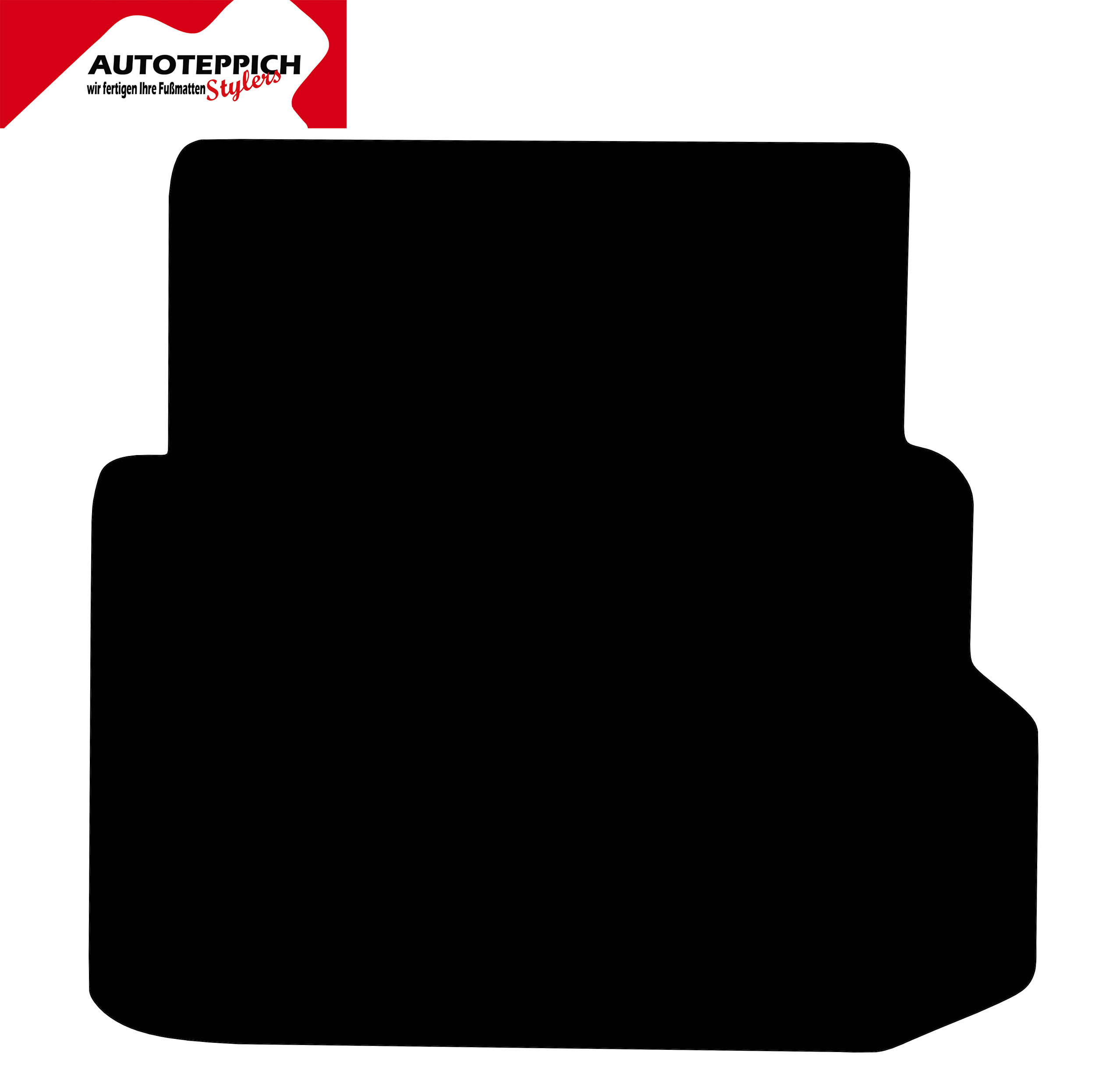 Kofferraumteppich Mercedes Benz W211 Eine Kofferraummatte in schwarz für Mercedes Benz E Klasse W211.